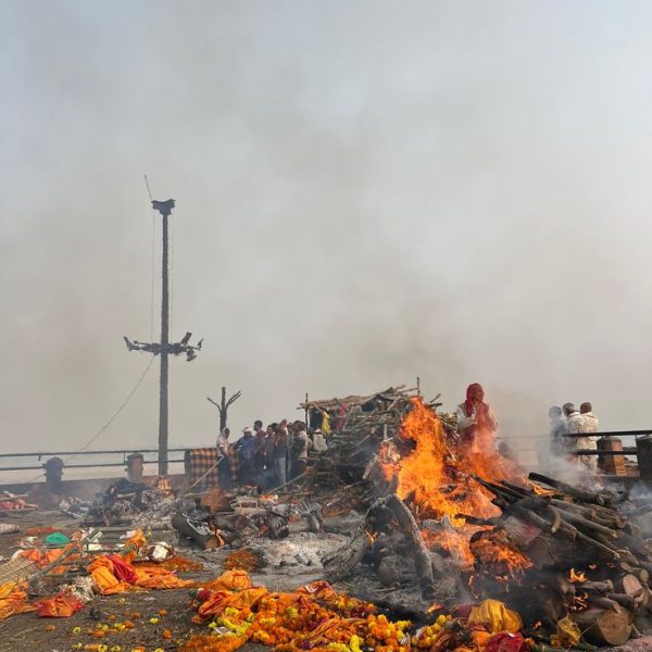 Manikarnika Ghat - where life, death and moksha find their ultimate union 🕉️